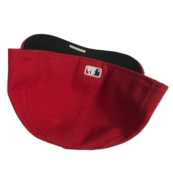 New Era Red Los Angeles Angels Fitted hat - Picture 3 of 4